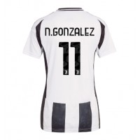 Camiseta Juventus Nicolas Gonzalez #11 Primera Equipación para mujer 2024-25 manga corta